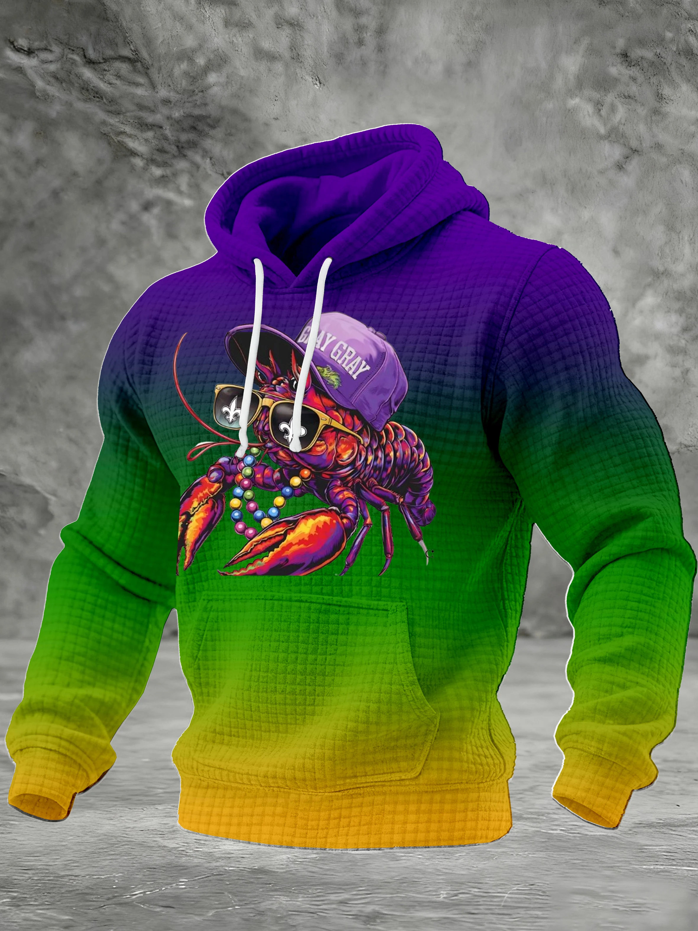 Men's Carnival Print Hoodie