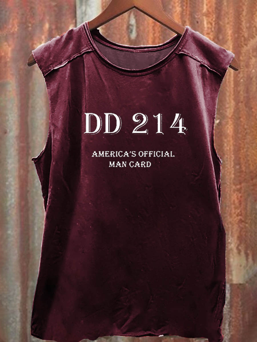 Men's Veterans DD214 Pattern Vest