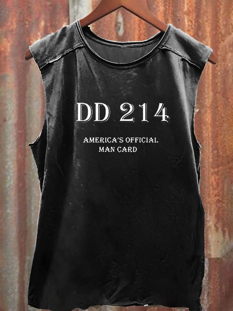 Men's Veterans DD214 Pattern Vest