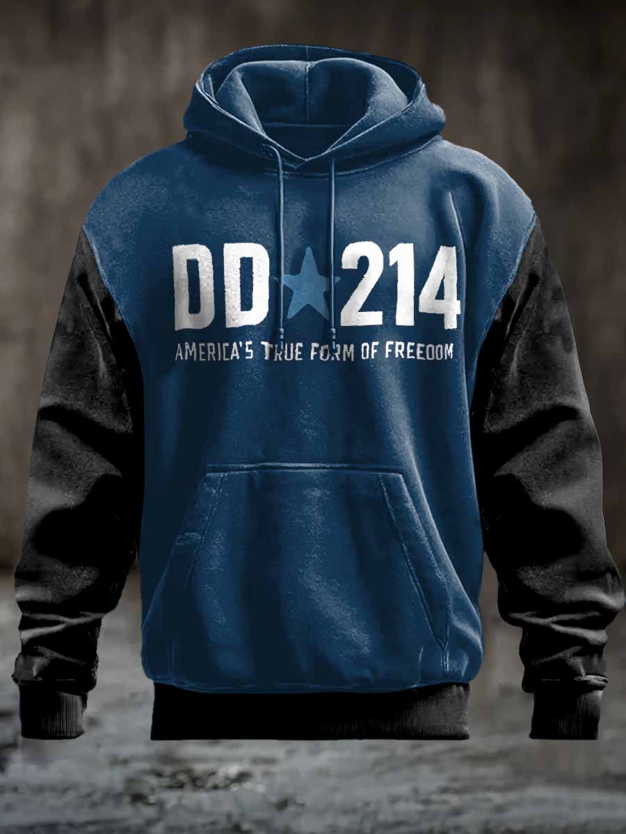 DD 214 Print Cotton Classic Hoodie