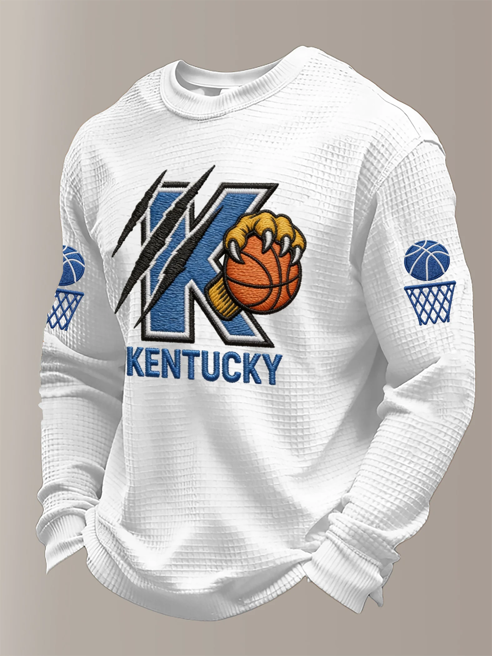 Men's Basketball Printed Casual Long-Sleeved Top