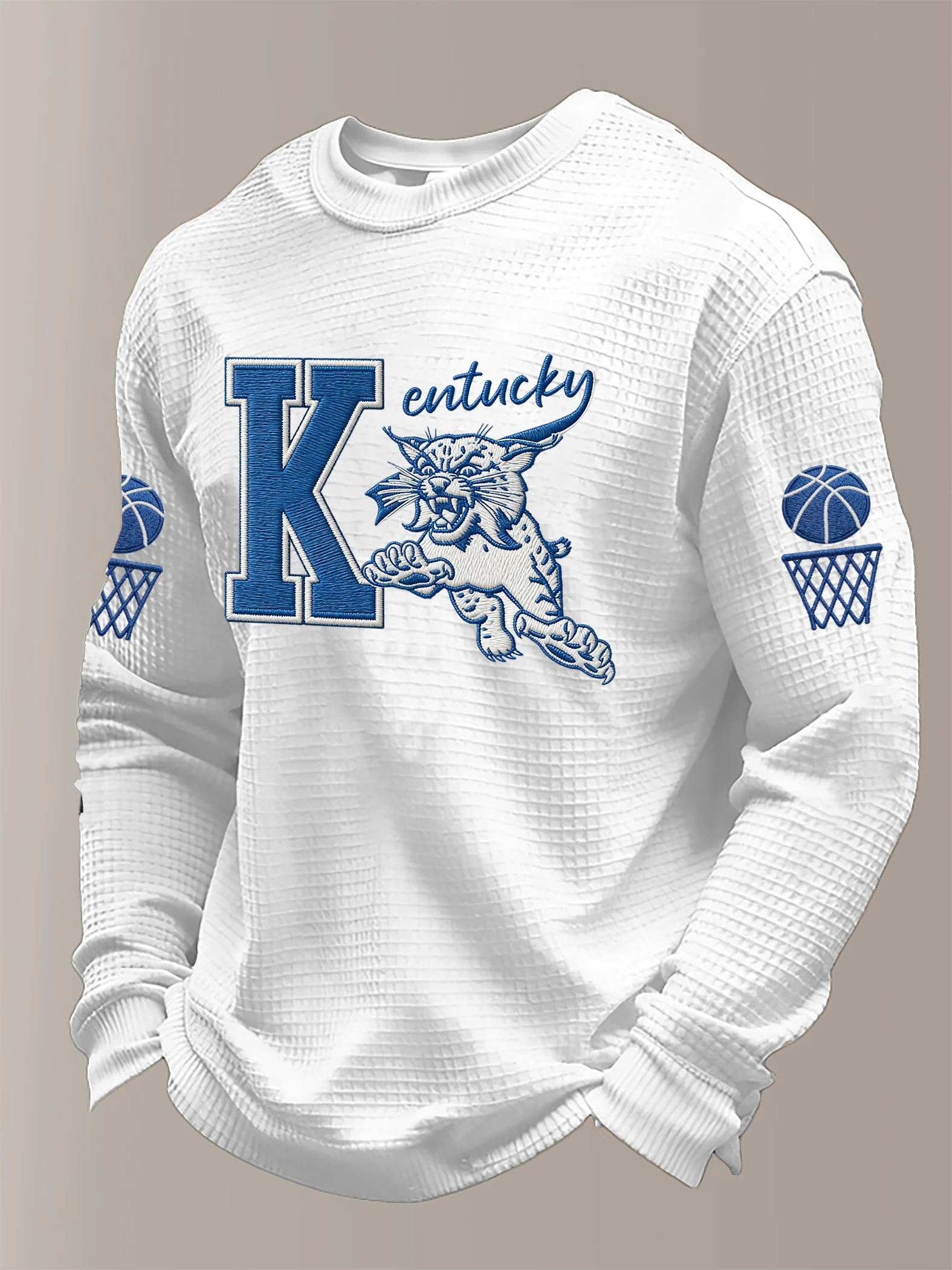 Men's Basketball Printed Casual Long-Sleeved Top