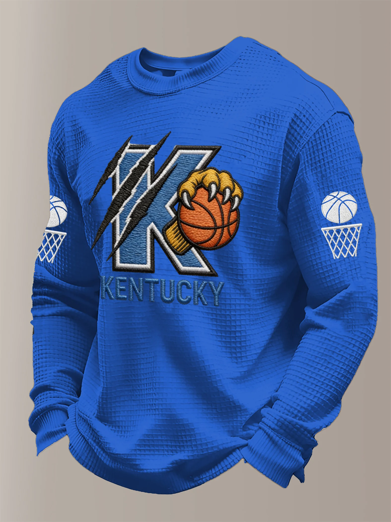 Men's Basketball Printed Casual Long-Sleeved Top