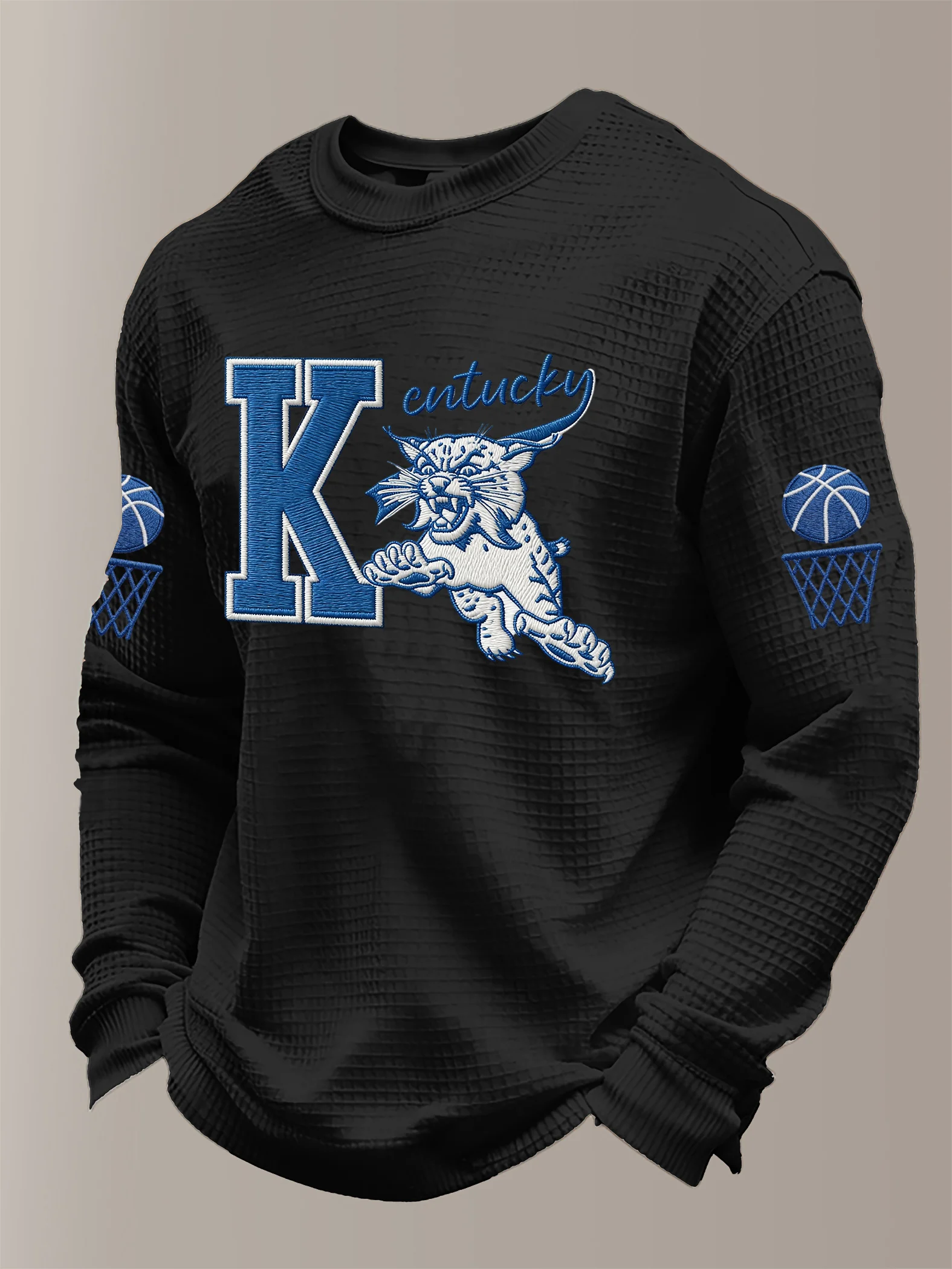 Men's Basketball Printed Casual Long-Sleeved Top