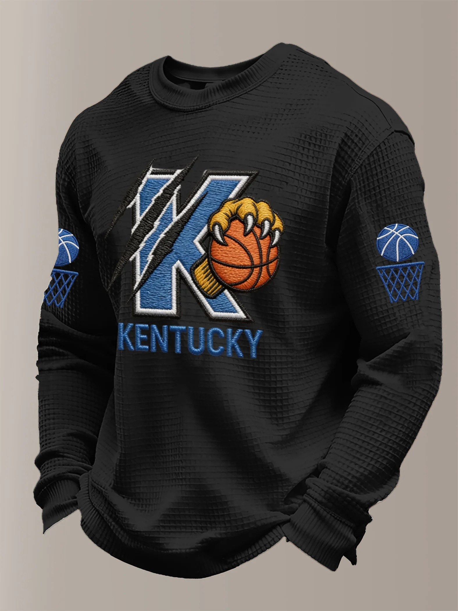 Men's Basketball Printed Casual Long-Sleeved Top