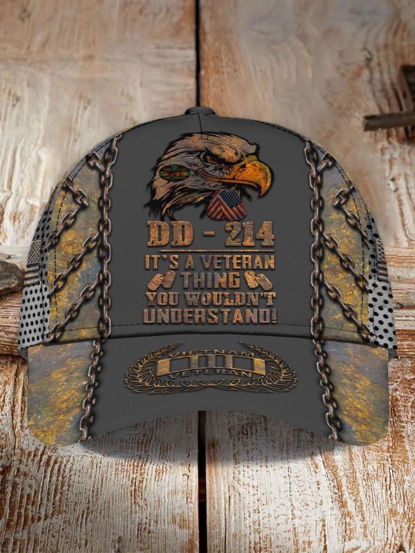 DD-214 Eagles Veterans Printed Casual Hat