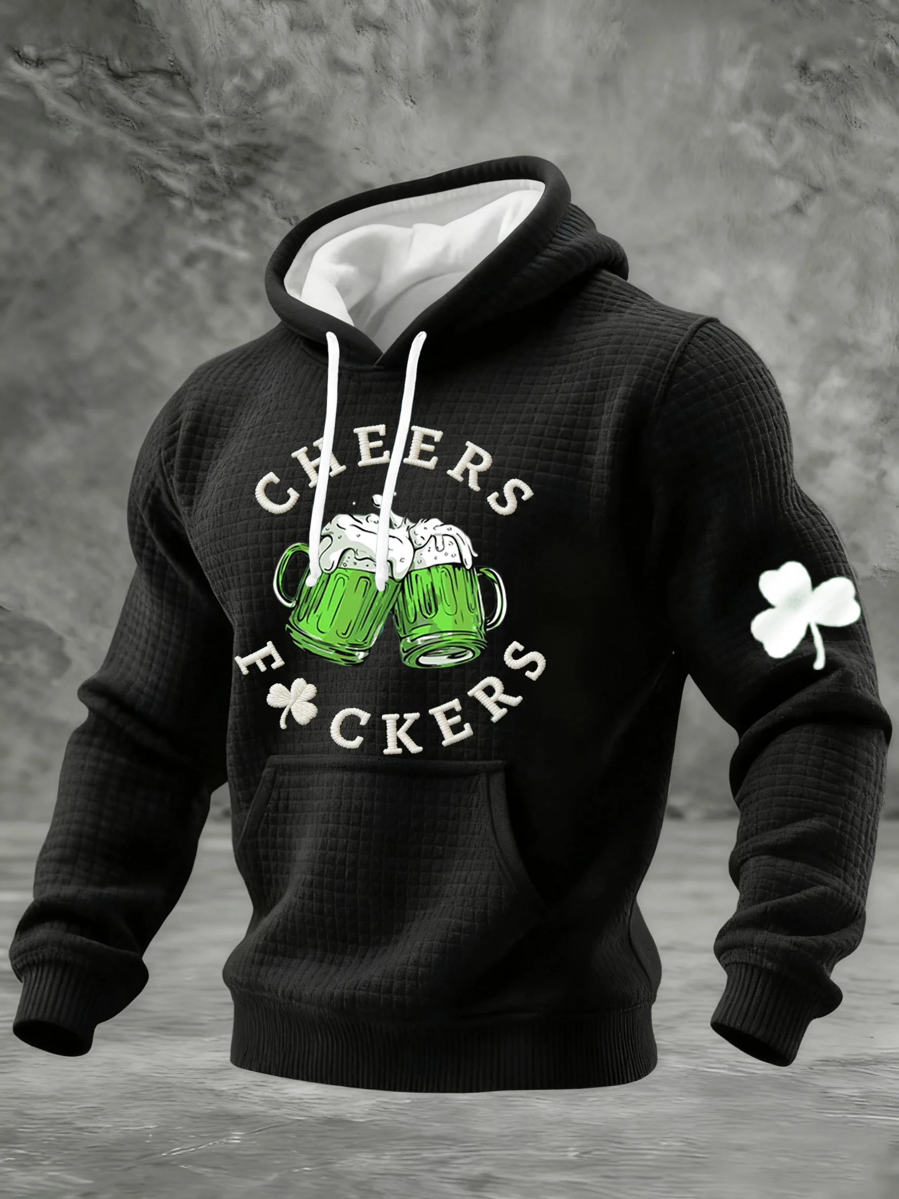 Men'S Casual St. Patrick'S Day Printed Sweatshirt