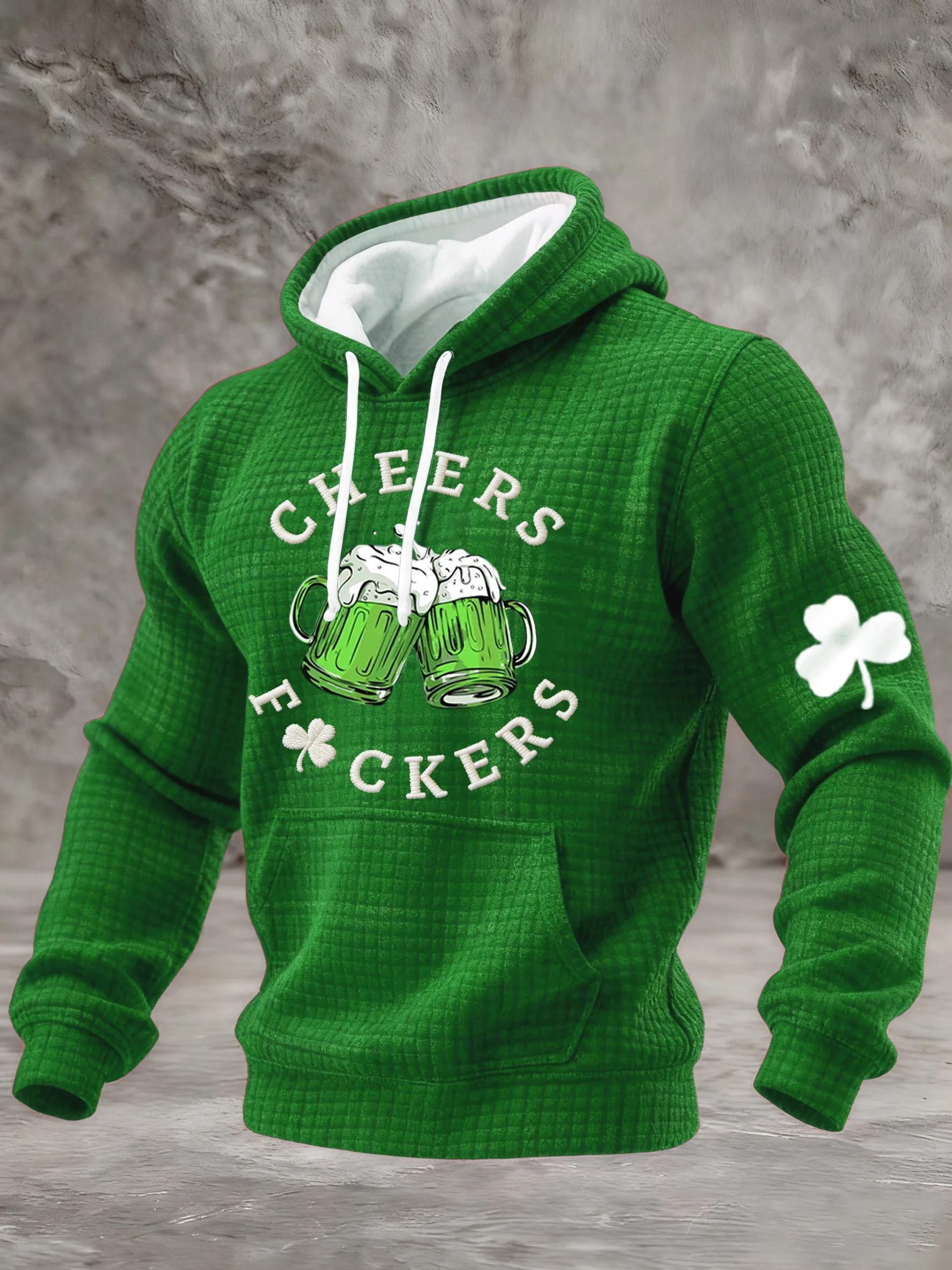 Men'S Casual St. Patrick'S Day Printed Sweatshirt