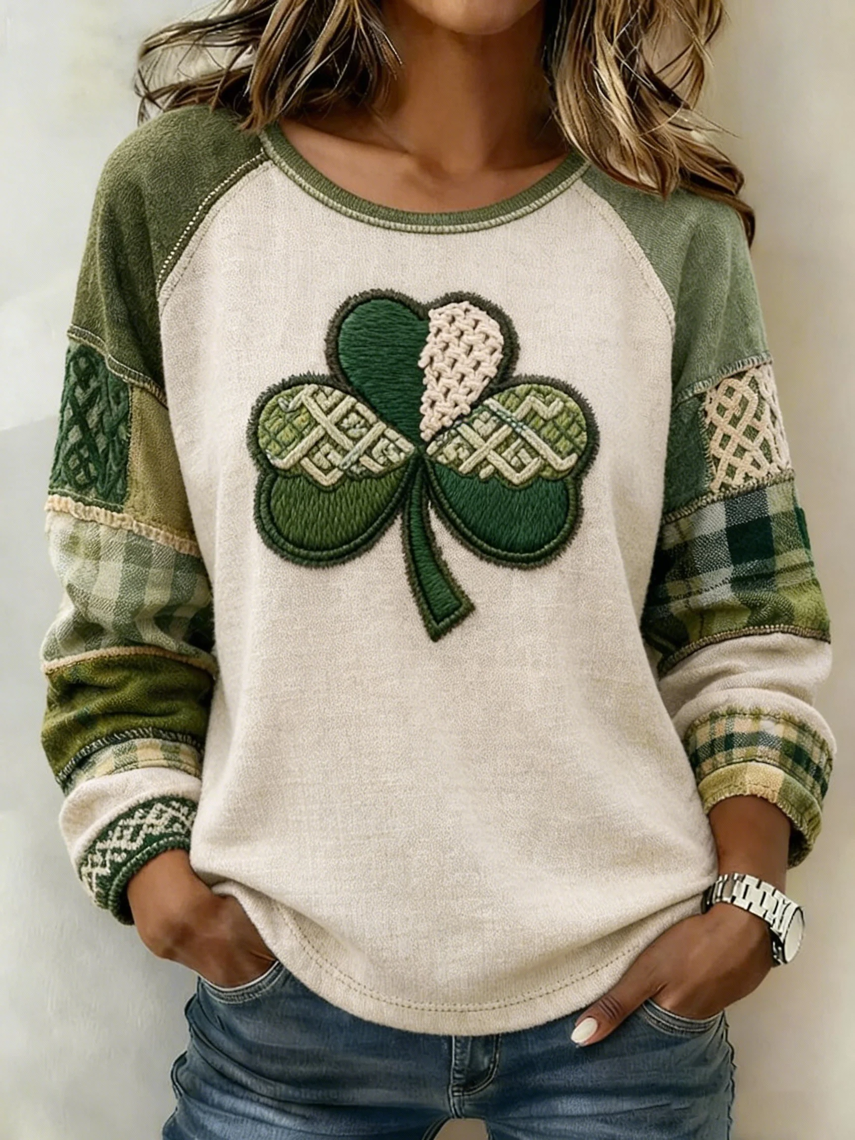 Women's St. Patrick's Day Printing T-Shirt