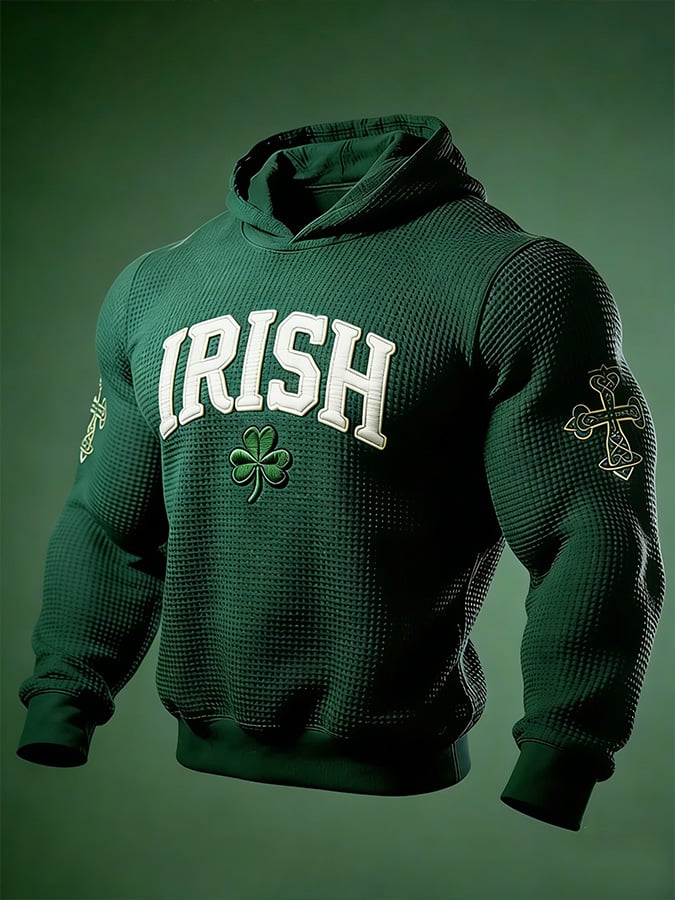 Men'S Casual St. Patrick'S Day Printed Sweatshirt