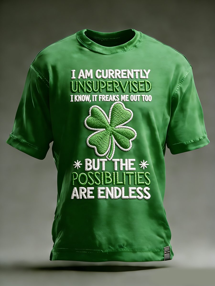 Men's St. Patrick Men's Shamrock Lucky Irish T-Shirt