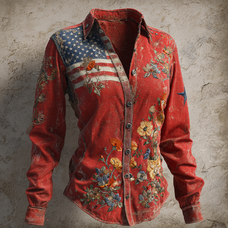 Women's US 250th Anniversary Casual Shirt