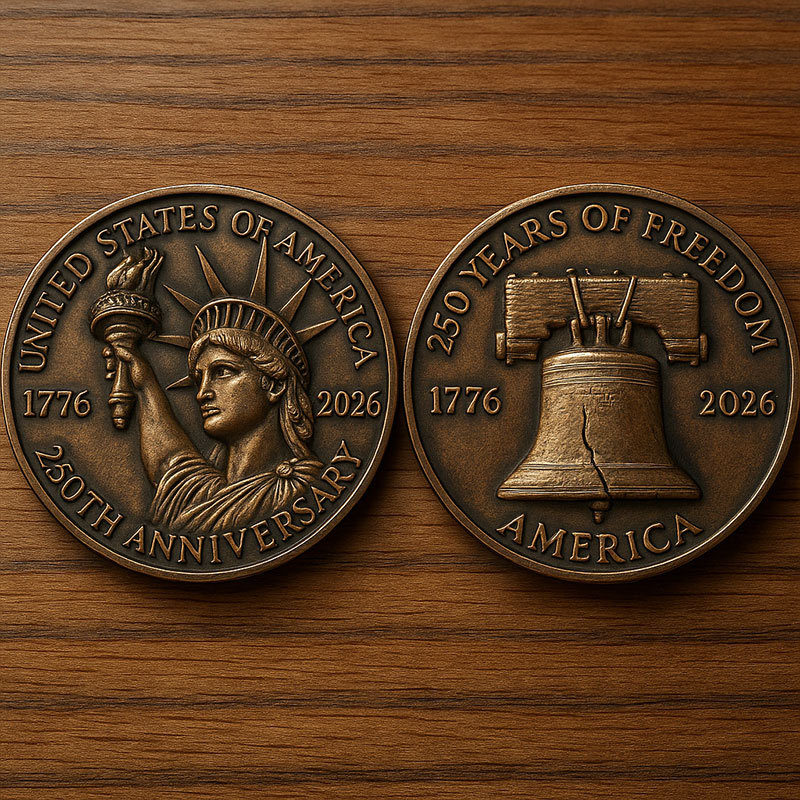 America 250th Anniversary Coin