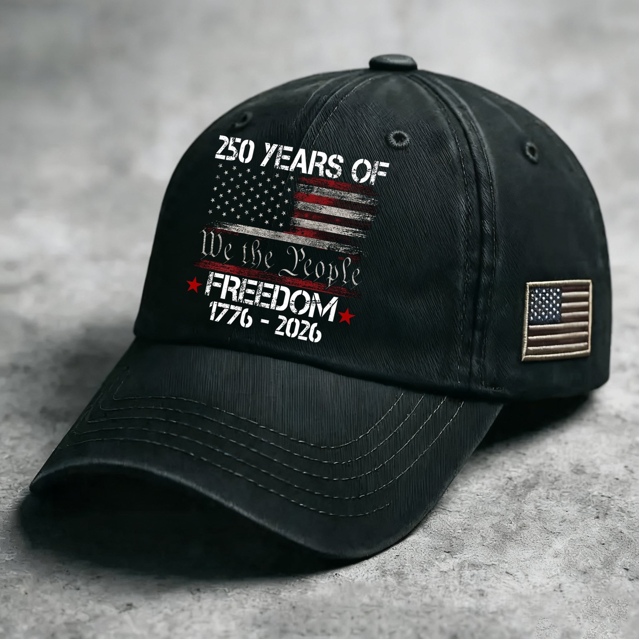 America 250th Anniversary Printed Hat