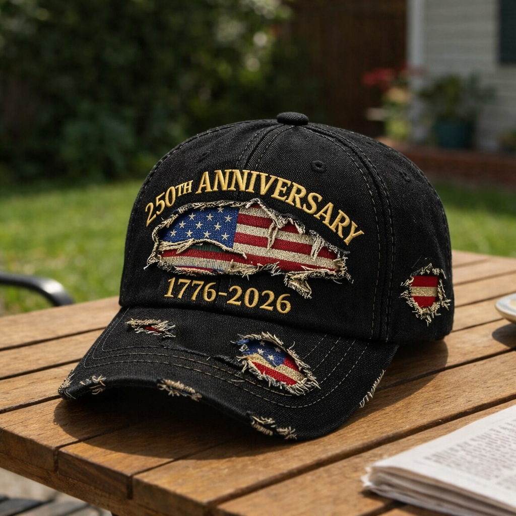 US 250th Anniversary Printed Casual Hat