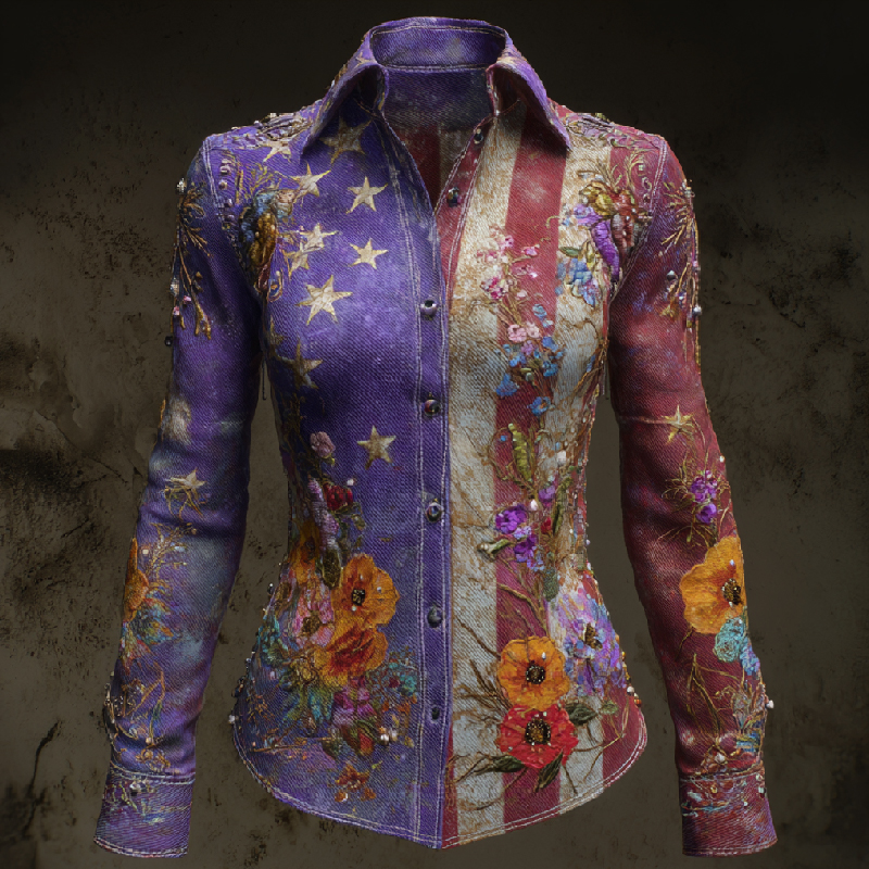 Women's US 250th Anniversary Casual Shirt