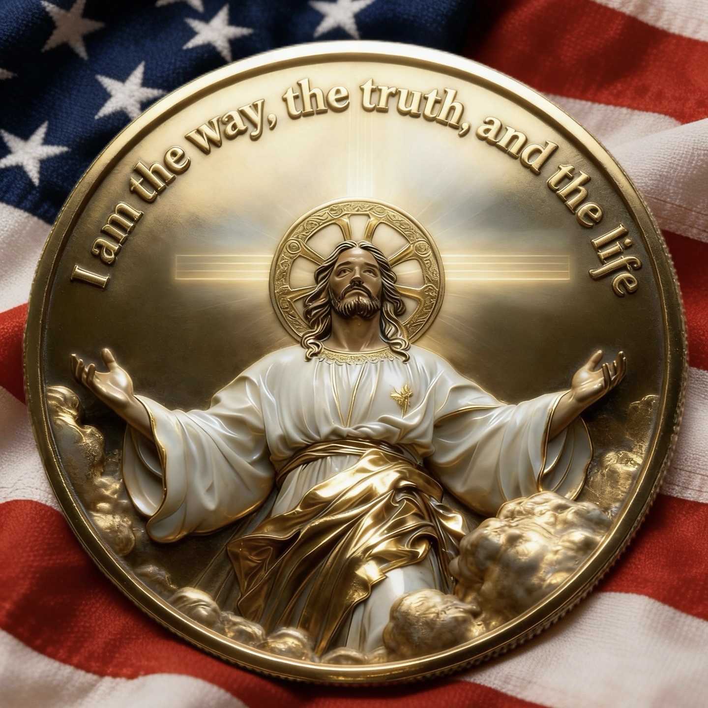 ✝️ “In God We Trust” 250th Anniversary Christian Commemorative Coin 🇺🇸🪙