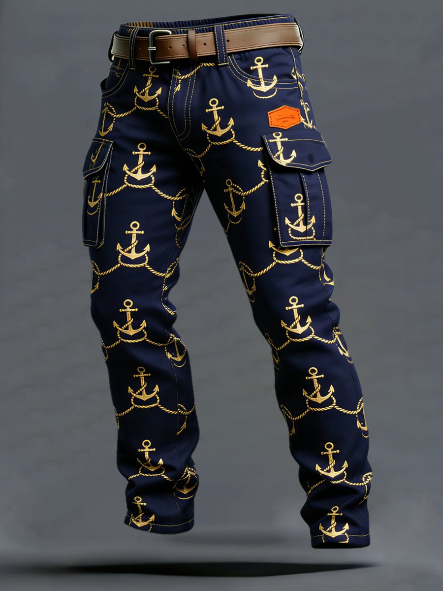 Navy 250th Anniversary - Men's Vintage Trousers