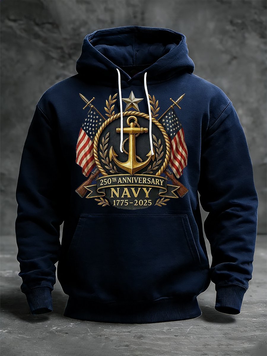 250th Anniversary Free Navy Commemorative Hoodie