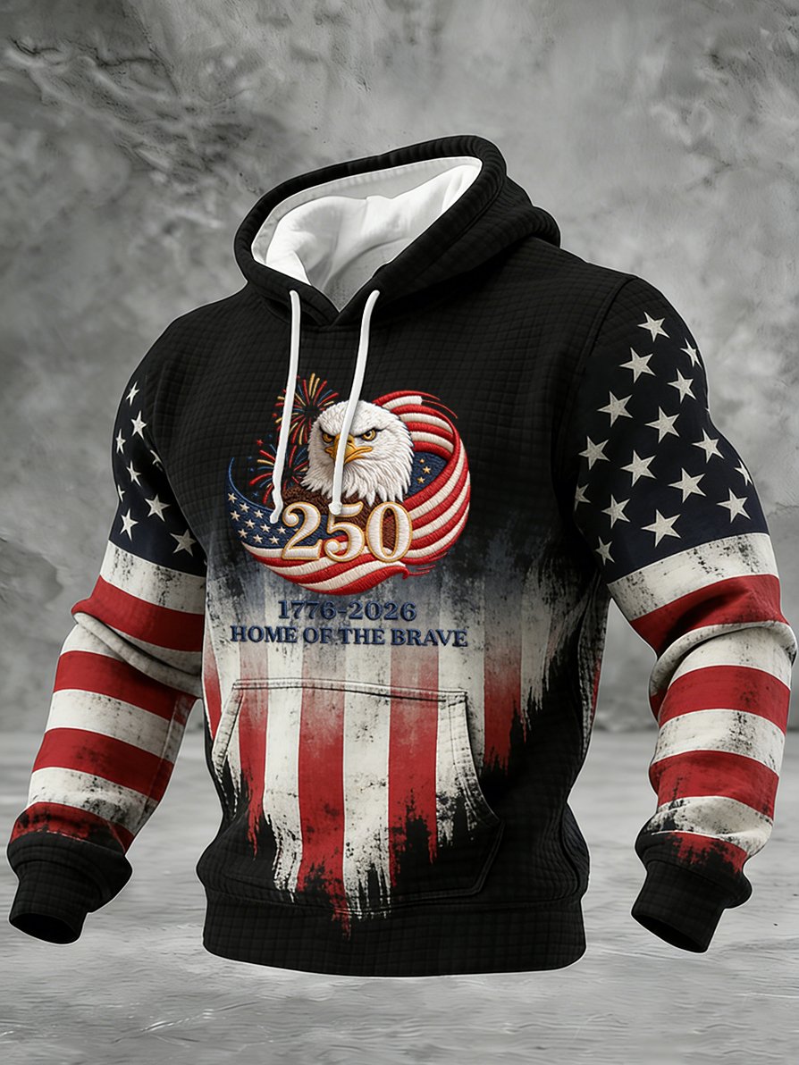 Men's US 250th Anniversary Commemorative Design Hoodie