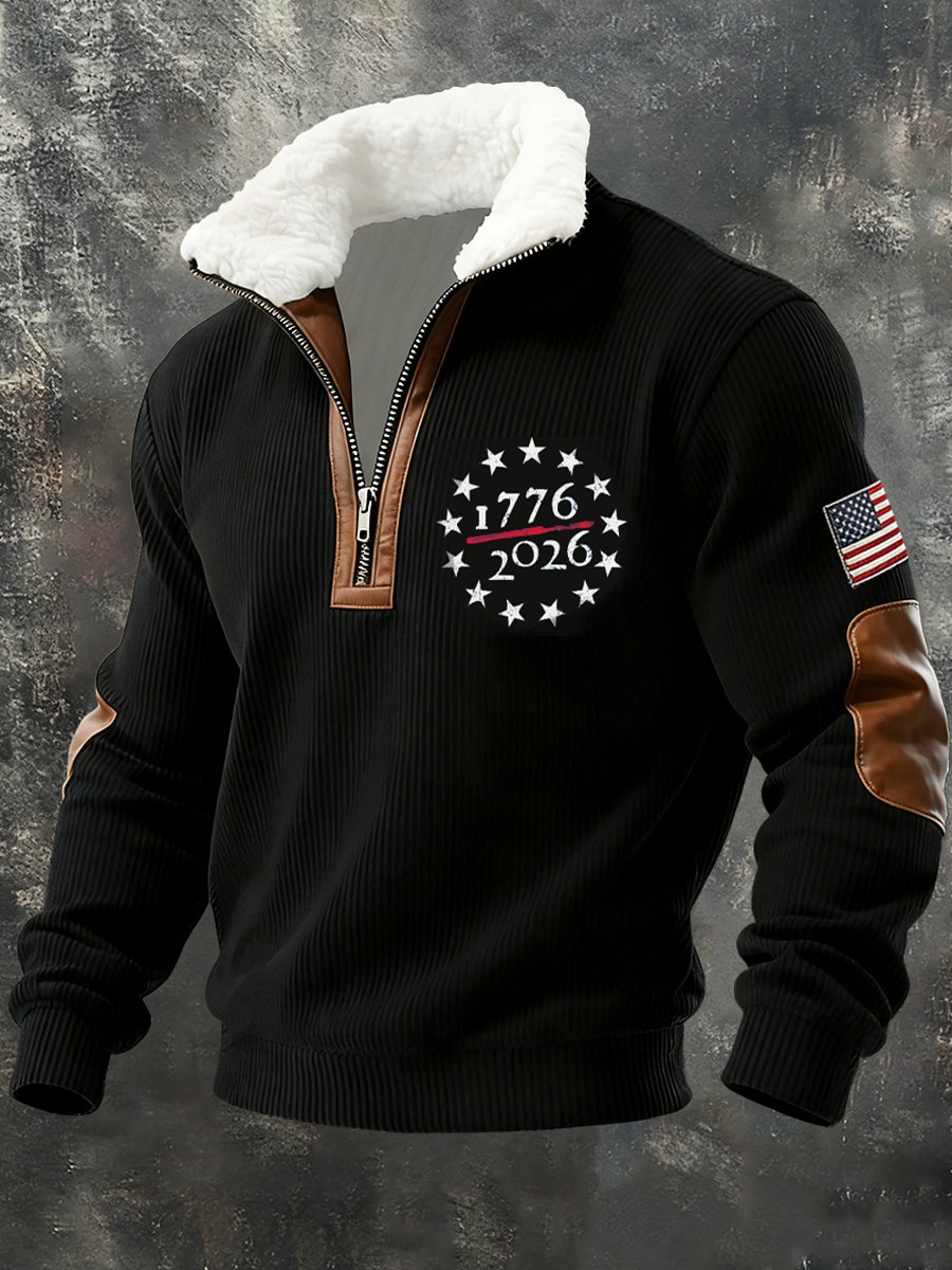 Men's vintage sweatshirt commemorating the 250th anniversary of the Navy.
