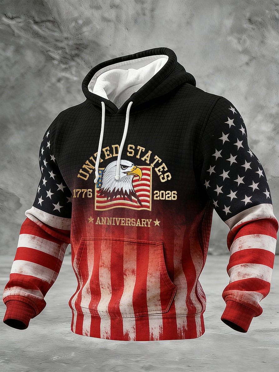 Men's US 250th Anniversary Commemorative Design Hoodie