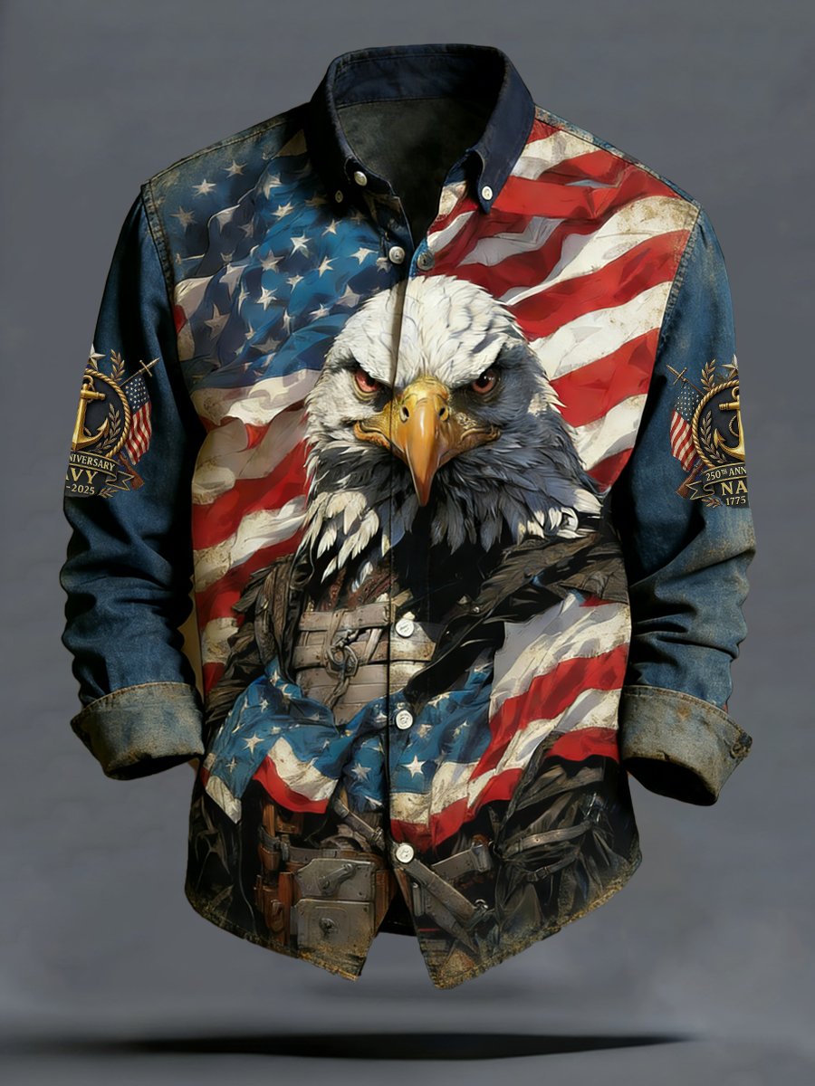 Navy 250th Anniversary - Men's Vintage Shirt