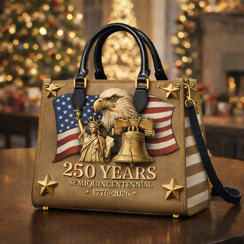 US 250th Anniversary Floral Print Handbag