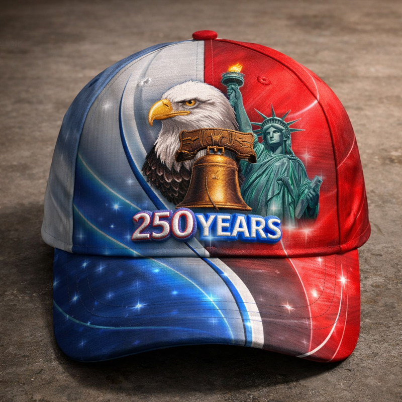 US 250th Anniversary  Art Print Casual Hat