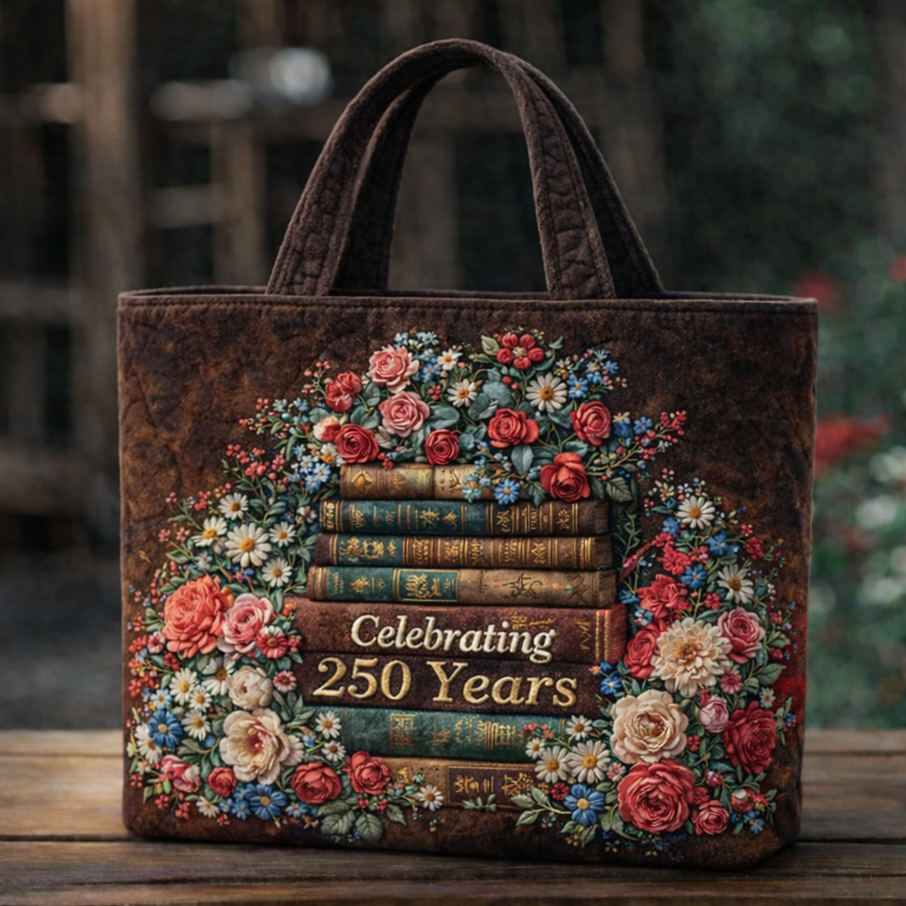 US 250th Anniversary Retro Art Casual Tote Bag