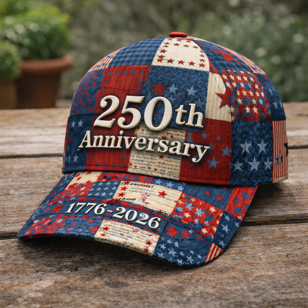 US 250th Anniversary Art Print Casual Hat