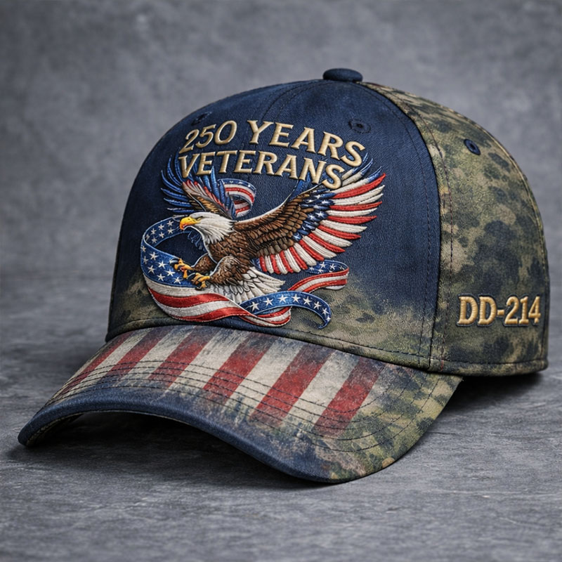 Veterans 250th Anniversary Art Print Hat
