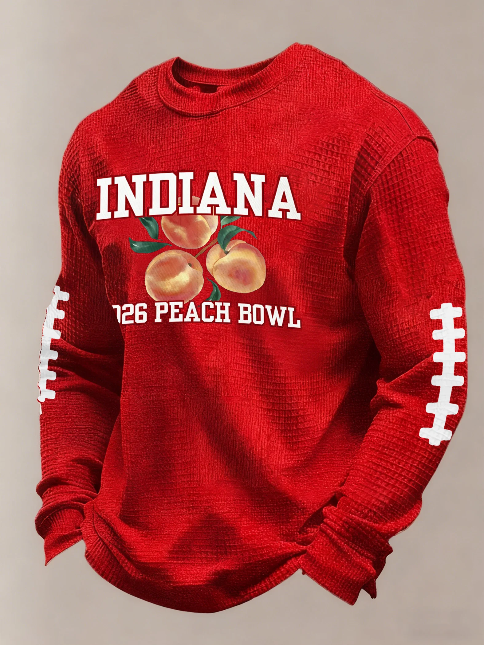 Men's Football Print Waffle T-Shirt