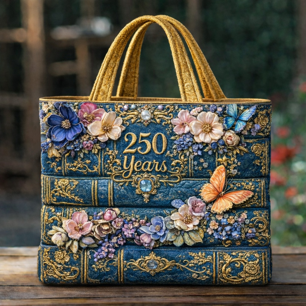 US 250th Anniversary Retro Art Casual Tote Bag