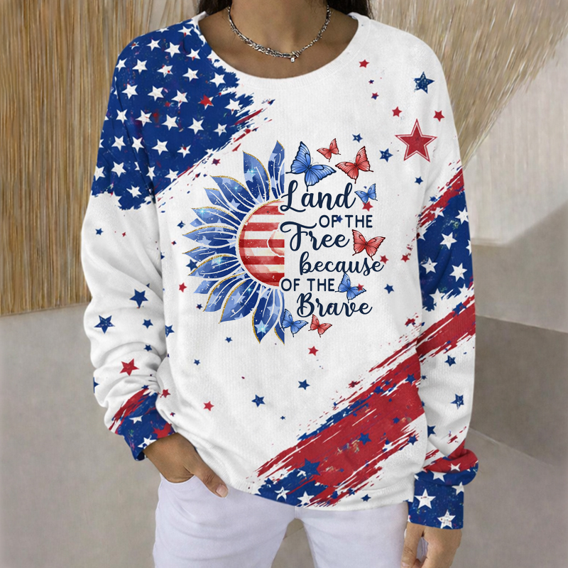 250th Anniversary Art Printed Casual Sweatshirt