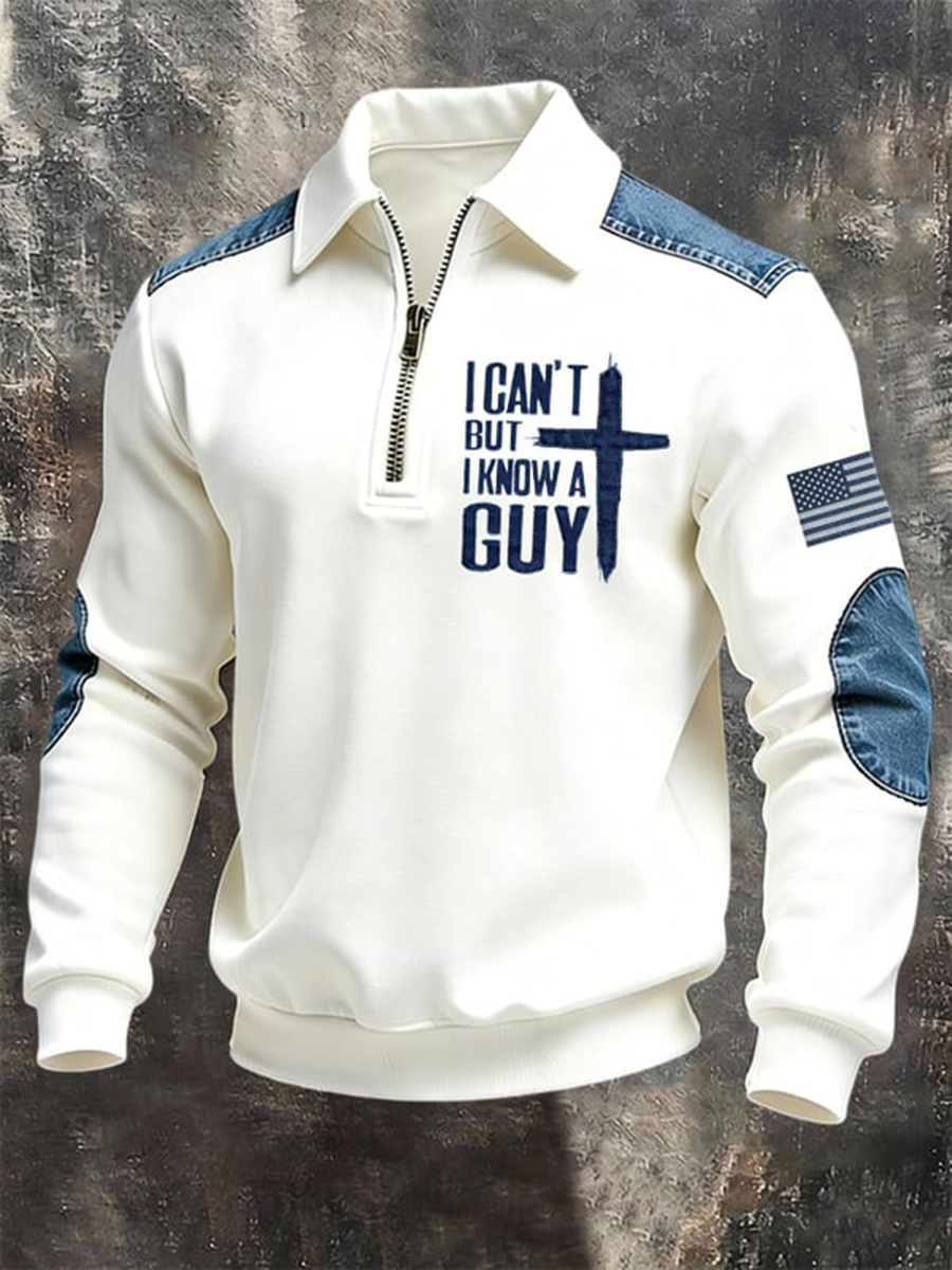 Men's I Can't But I Know A Guy Zip-up Hoodie