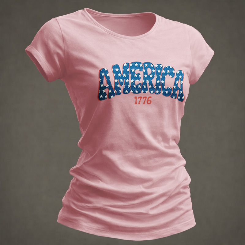 US 250th Anniversary Art Print Short-Sleeve T-Shirt