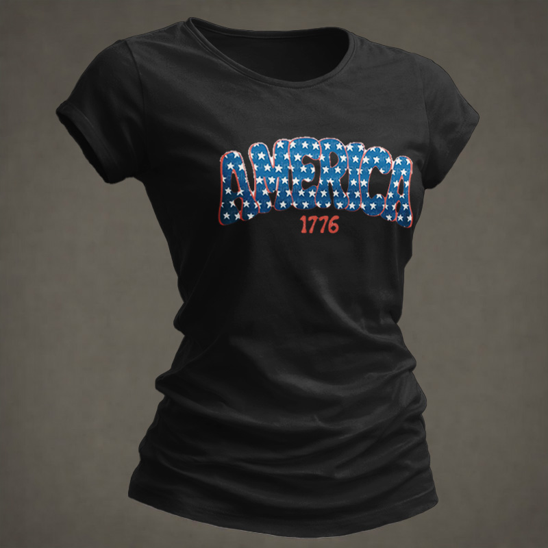 US 250th Anniversary Art Print Short-Sleeve T-Shirt