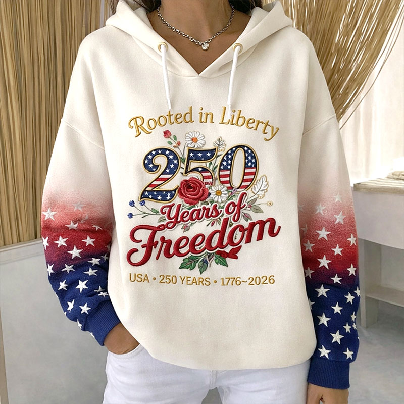 250th Anniversary Of The United States Art Print Casual Hoodie