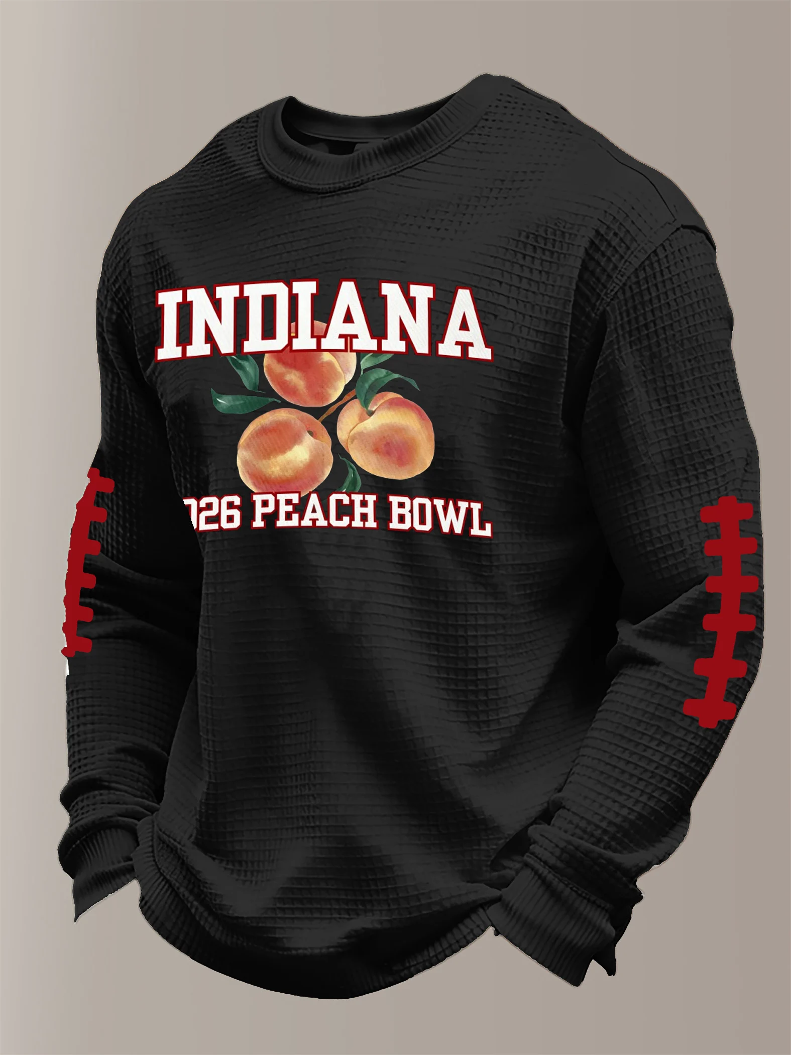 Men's Football Print Waffle T-Shirt