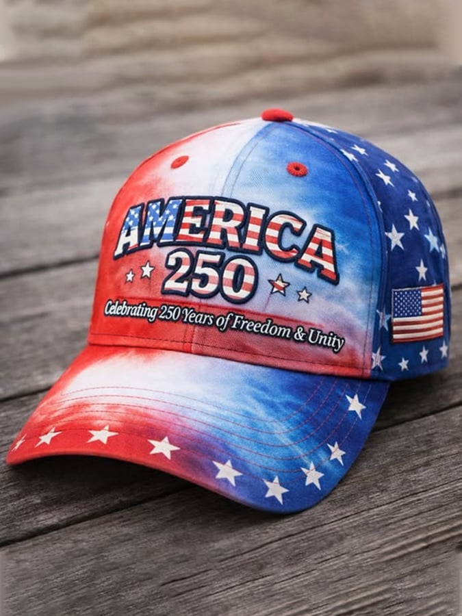 Unisex Retro 250th Anniversary Printed Hat