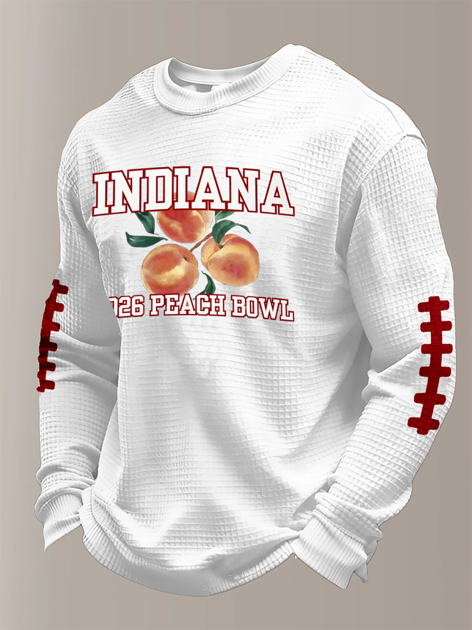 Men's Football Print Waffle T-Shirt