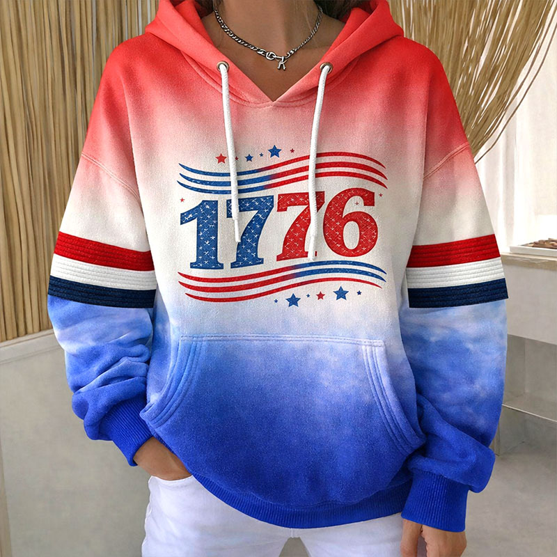 250th Anniversary Of The United States Art Print Casual Hoodie