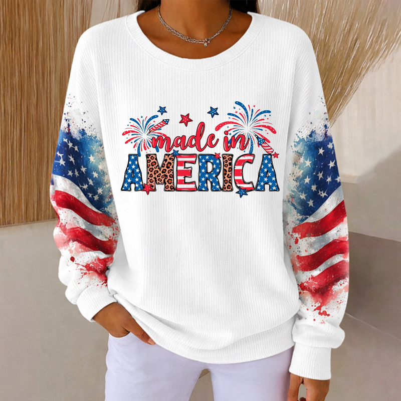 250th Anniversary Art Printed Casual Sweatshirt