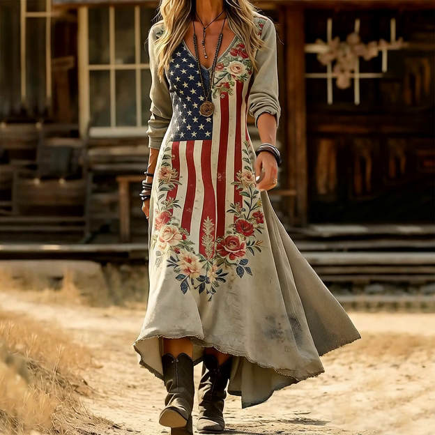 Women's Casual Print Dress