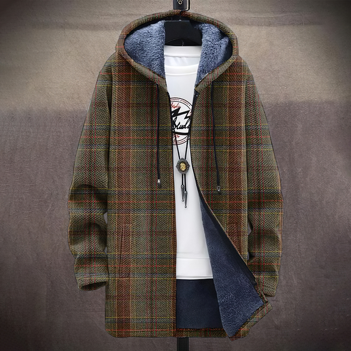 Men's Vintage Scottish Tartan Jacket