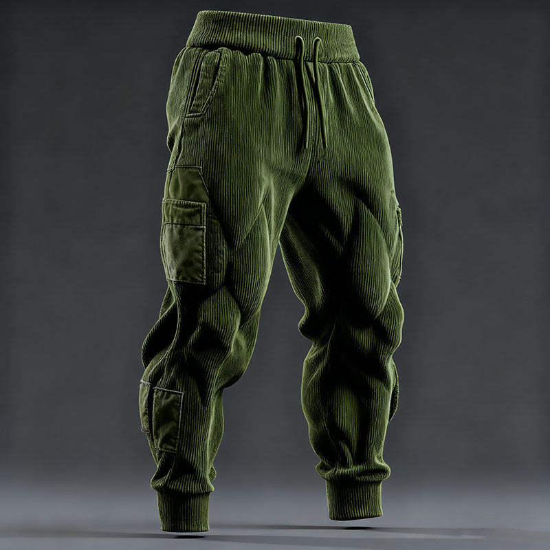 Muscle Line Art Men's Casual Sports Pants