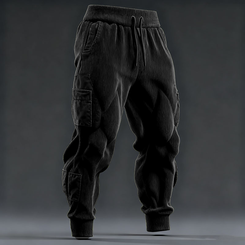 Muscle Line Art Men's Casual Sports Pants