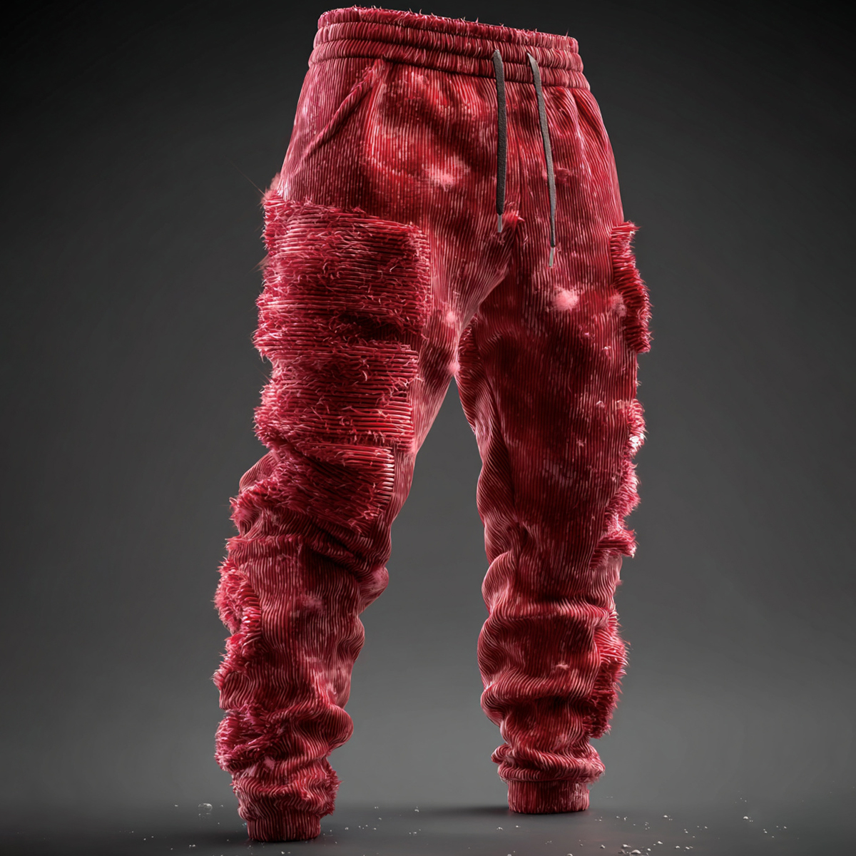 Men's Christmas Art Casual Knit Pants