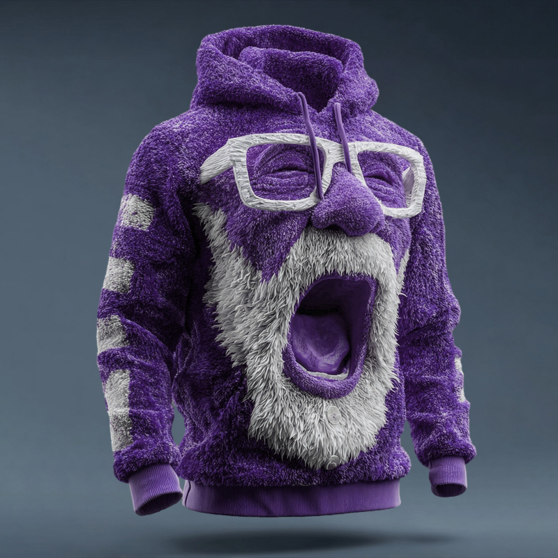 Ugly Christmas Sweater Funny Santa Claus Unisex Hooded Hoodie